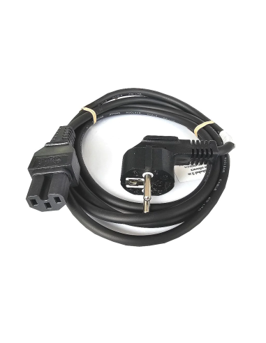 NOWY KABEL ZASILAJACY DO SWITCHA C15 NA SCHUKO Z WYCIĘCIEM 2M