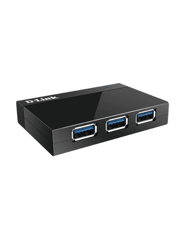 NOWY HUB USB D-LINK 4xUSB 3.0 1xUSB MICRO-B WINDOWS MAC LINUX DUB-1340