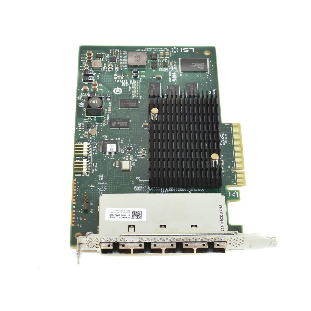 DELL SAS 9201-16E HBA 6Gbps PCIe 4xSFF-8088 0MJFDP DELL SAS 9201-16E HBA 6Gbps PCIe 4xSFF-8088 0MJFDP