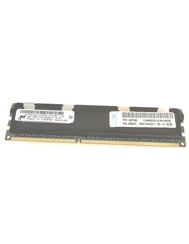 PAMIĘC IBM MICRON 8GB 4RX8 PC3-8500R DDR3-1066 REG ECC 43X5070