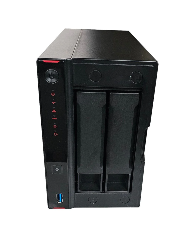 ASUSTOR AS5202T 2x8TB SATA CELERON 2.0GHz 8GB DDR4 3xUSB 2xRJ-45 2.5Gbps