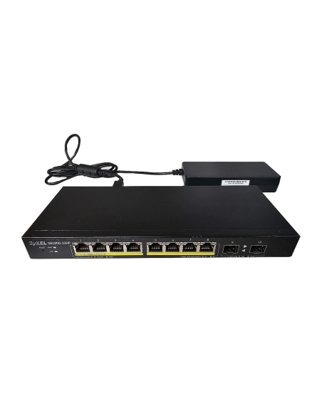 SWITCH ZYXEL GS1900-10HP 8x1GB PoE 2xSFP VLAN L2 ZASILACZ