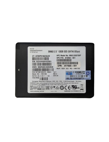 DYSK HP SAMSUNG SM863 120GB SSD SATA 6G 2,5 MZ-7KM1200 817020-001