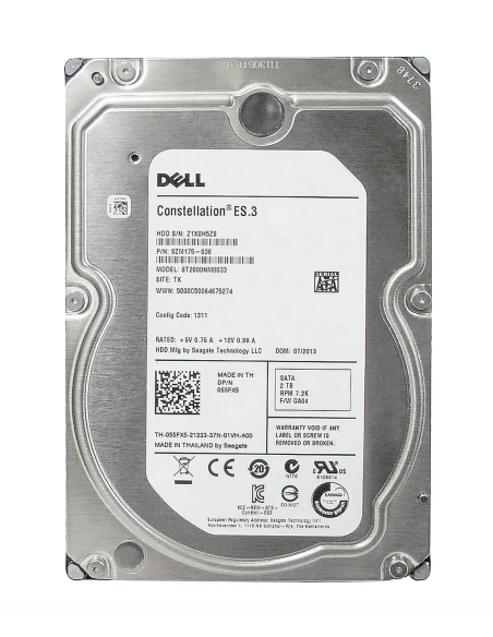 DYSK DELL SEAGATE 2TB SATA III 6G 7.2K 3,5 ST2000NM0033 055FX5