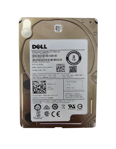 DYSK DELL SEAGATE 2TB SATA 7.2K 6G 2,5 0CK3MN ST2000NX0403