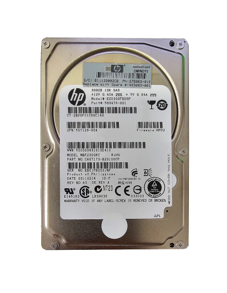 DYSK HP 300GB SAS 10K 6G 2,5 507129-004 EG0300FBDSP