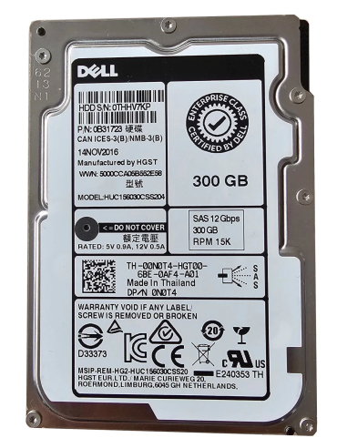 DYSK DELL 300GB HDD SAS 15K 12GBPS 2,5 0B31723