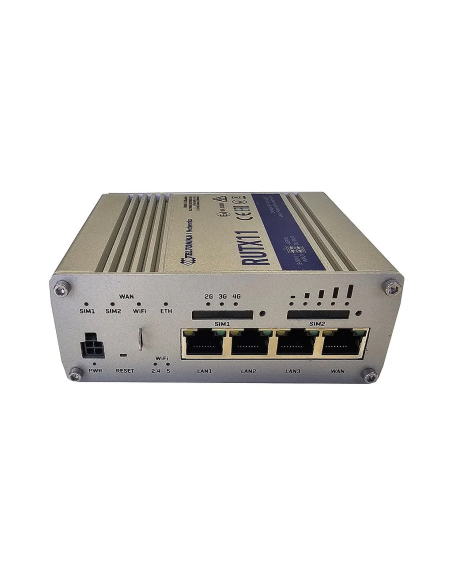ROUTER TELTONIKA RUTX11 4G LTE DUAL SIM 3xLAN 1GB WiFi 5 ZASILACZ