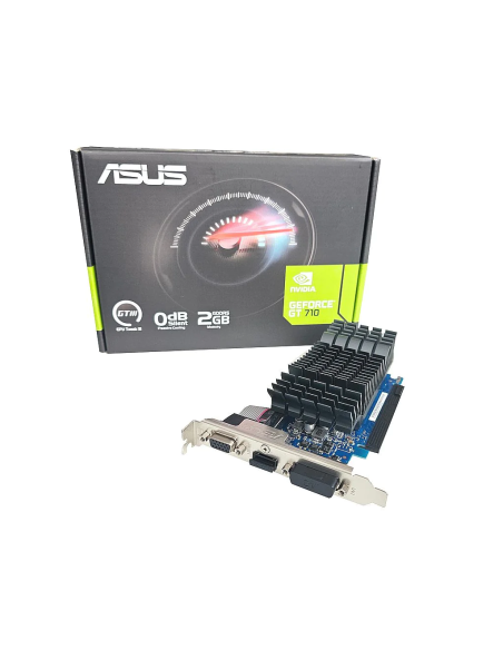 NOWA GRAFIKA GEFORCE GT710 SILENT 1xVGA 1xHDMI 1xDVI 2GB GDDR5 PCIe