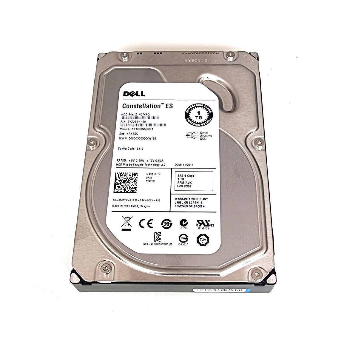 DYSK DELL 1TB SAS 7.2K 6G 3,5" 740YX