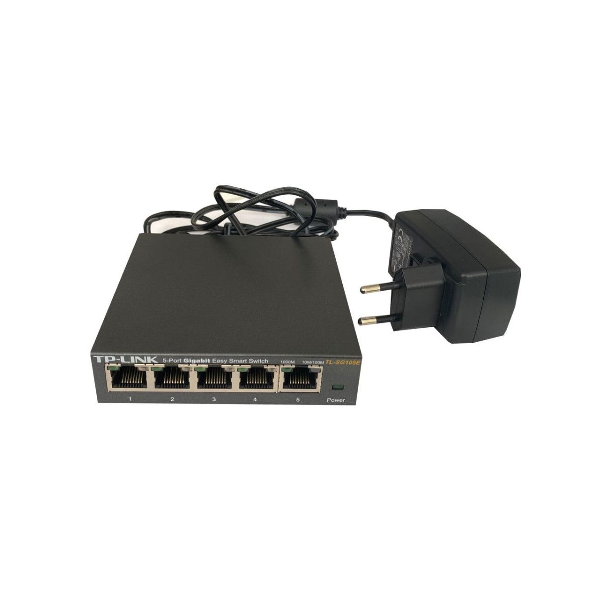BIURKOWY SWITCH TP-LINK 5x1GB TL-SG105E ZASILACZ BIURKOWY SWITCH TP-LINK 5x1GB TL-SG105E ZASILACZ