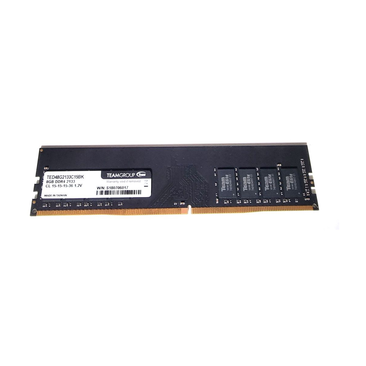 TEAMGROUP 8GB DDR4 2133MHz NON ECC UDIMM TED48G213