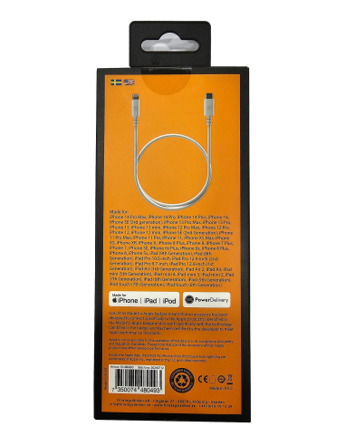 NOWY KABEL FL USB C NA APPLE LIGHTNING 2M BIAŁY IPHONE 14 13 12 11 IPAD