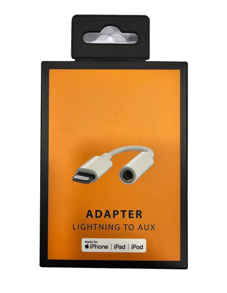 NOWY ADAPTER FL APPLE LIGHTNING NA AUDIO JACK 3.5MM IPHONE 13 14 40-480127