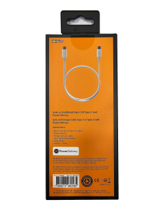 NOWY KABEL FL USB C NA USB C 1M BIAŁY iOS ANDROID FL-CC585 2
