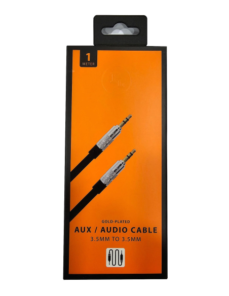 NOWY KABEL FL MINIJACK NA MINIJACK AUDIO 3.5MM 1M CZARNY AUX0066