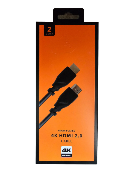 NOWY KABEL FL HDMI 2.0 NA HDMI 2.0 4K CZARNY 2M 40-480387