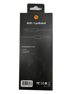 NOWY KABEL FL MINIJACK NA MINIJACK AUDIO 3.5MM 3M CZARNY AUX0066 2