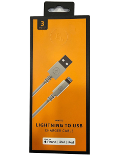 NOWY KABEL FL USB 2.0 NA APPLE LIGHTNING 3M BIAŁY IPHONE 14 13 12 11 IPAD