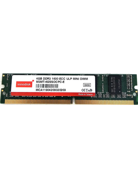 PAMIEC INNODISK 4GB DDR3 1600 ECC ULP MINI DIMM M3MT-4GSSOCPC-E