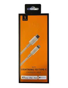 NOWY KABEL FL USB C NA APPLE LIGHTNING 1M BIAŁY IPHONE 14 13 12 11 IPAD
