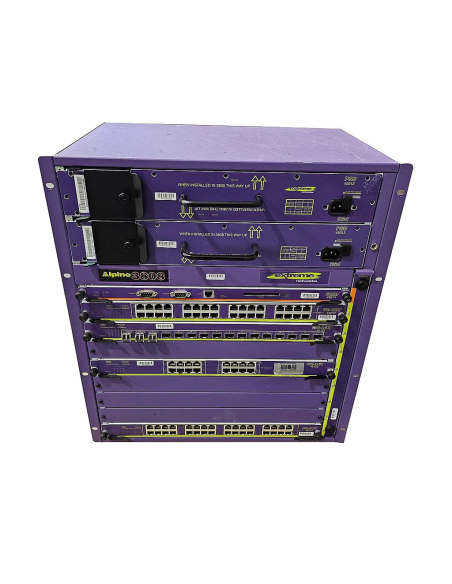 SWITCH EXTREME NETWORKS ALPINE 3808 78x1GB 16xSFP 2xPSU VLAN 12U