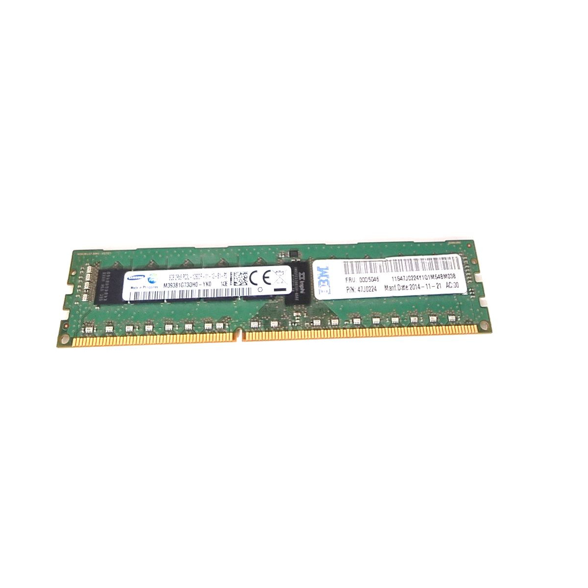 IBM SAMSUNG 8GB PC3L-12800R ECC REG 47J0224