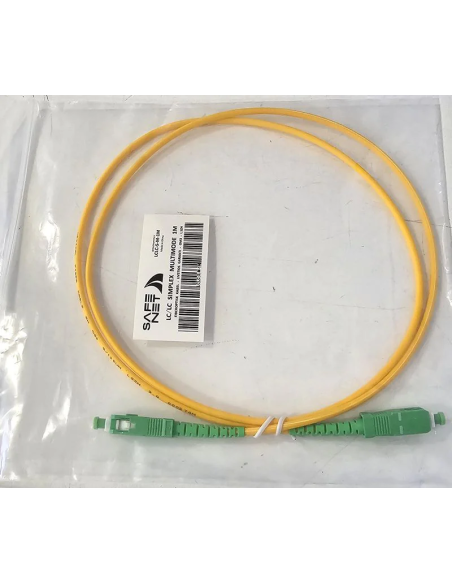 PATCHCORD ŚWIATŁOWÓD SAFENET LC/LC 9/125 LSZH SIMPLEX MULTIMODE 1M