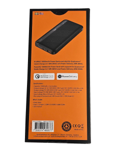 POWERBANK FL 10000mAh 20W CZARNY USB C/USB MICRO/USB KABEL SZYBKO ŁADUJE 2