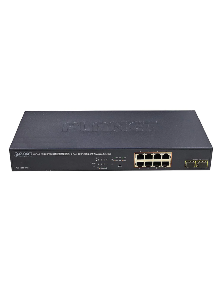 SWITCH PLANET GS-4210-8P2S 8x1GB PoE 2xSFP VLAN