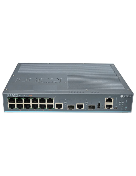 SWITCH JUNIPER EX2200-C-12P-2G 12x1GB PoE+ 2xSFP VLAN L3