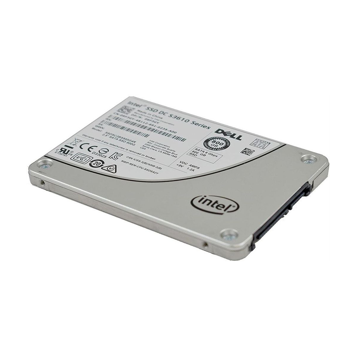 DELL INTEL 800GB SSD SATA DC S3610 6G 2,5 09F3GY