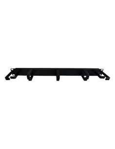 UNIWERSALNY ORGANIZER KABLI 1U DO SZAFY RACK 19'' 5xUCHWYT CZARNY 2