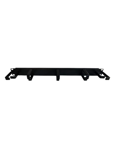 UNIWERSALNY ORGANIZER KABLI 1U DO SZAFY RACK 19'' 5xUCHWYT CZARNY