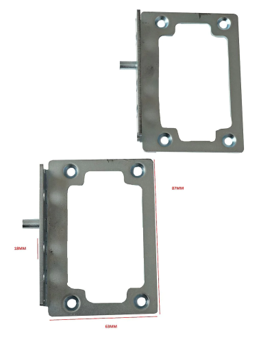 USZY MOCOWANIA RACK DO SWITCHA JUNIPER SRX550 2U 63MM 87MM