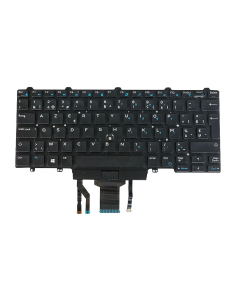 KLAWIATURA DELL LATITUDE E5470 7470 BELGIA BEZ TRACKPOINTA 0HC6KK