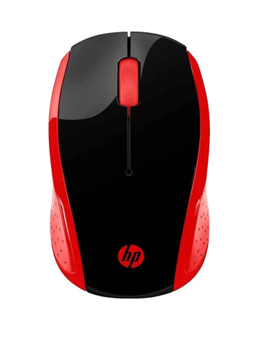 NOWA BEZPRZEWODOWA MYSZ HP 200 2HU82AA 2.4GHz USB 1000DPI CZERWONA