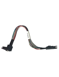 KABEL 2xMINI SAS PROSTY NA KĄTOWY SFF-8087 FUJITSU TX120 TX1320 M1 S3P 24CM