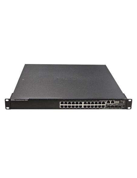 SWITCH DELL POWERCONNECT 7024 24x1GB 4xCOMBO SFP 2x10GB SFP+ 2xSTACK USZY