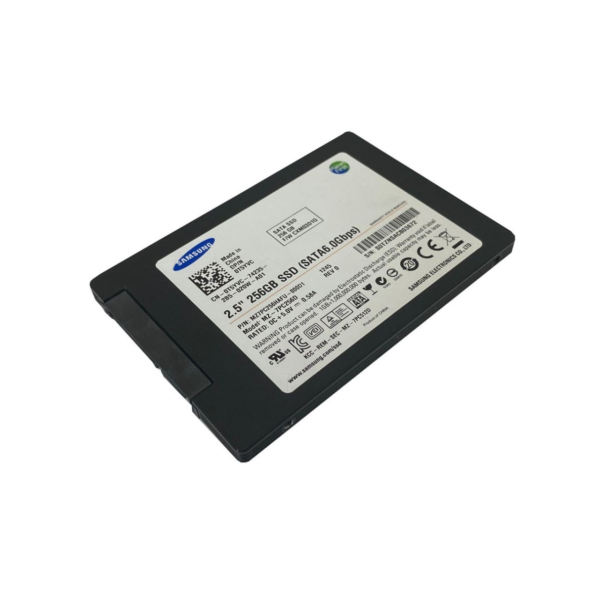 DYSK DELL SAMSUNG 256GB SSD SATA 6G 2,5 MZ-7PC256D 0T5YVC