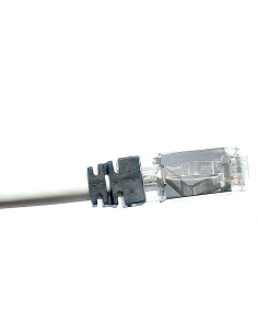 PATCHCORD RJ45 CAT6A S/FTP LSCH BIAŁY 3M
