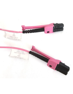 KABEL PATCHCORD DUPLEX OM4 50/125 LSFH RÓZOWY 2M