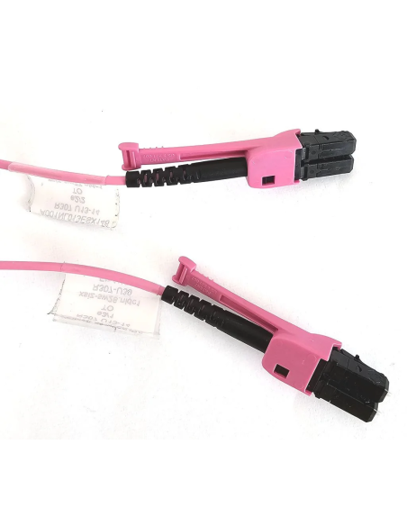 KABEL PATCHCORD DUPLEX OM4 50/125 LSFH RÓZOWY 2M