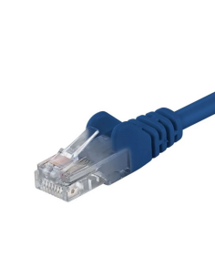 KABEL PATCHCORD CAT5E UTP RJ45 1M NIEBIESKI