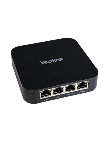 NOWY BIURKOWY SWITCH YEALINK RCH40 4x1GB PoE+ ZASILACZ