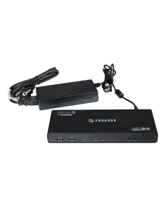 UNIWERSALNA STACJA DOKUJACA PROKORD 65W DUAL USB C 4K 2xHDMI 2xUSB ZASILACZ