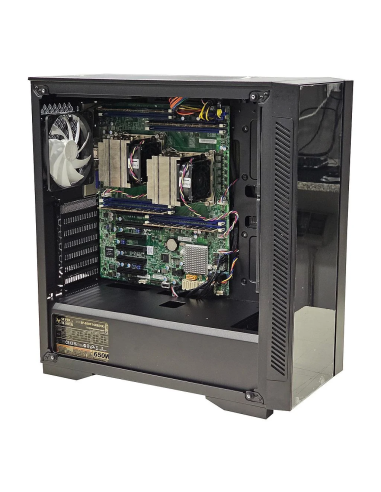 WORKSTATION MATREXX 55 V3 GLASS 2xE5-2643v4 32GB RAM 2x120GB SSD 650W RAID