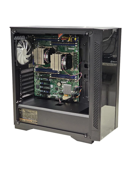 WORKSTATION MATREXX 55 V3 GLASS 2xE5-2643v4 32GB RAM 2x120GB SSD 650W RAID