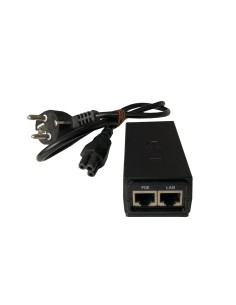 ZASILACZ POE UBIQUITI POE-24-12W 2x1GB 24V 0.5A 12W KABEL ZASILAJĄCY 2