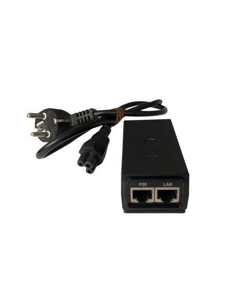 ZASILACZ POE UBIQUITI POE-24-12W 2x1GB 24V 0.5A 12W KABEL ZASILAJĄCY